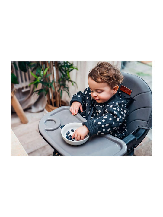 Momi Flovi Baby Highchair 3 in 1 with Adjustable Height Dark Gray
