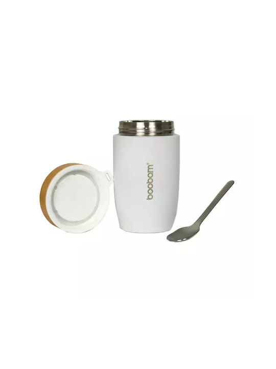 Boobam Inox Thermo Lunch Box White 500ml