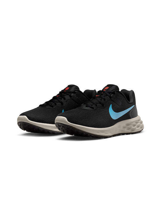 Revolution 6 Next Nature Sport Shoes Running Black / Laser Blue / Cobblestone