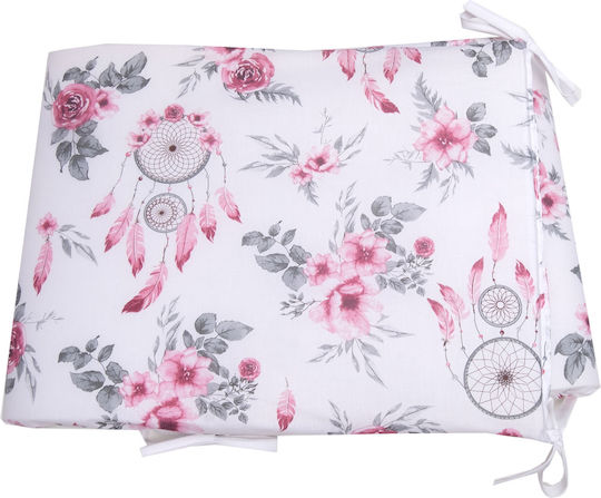 Viopros Комплект чаршафи Единично Памучни Розов 160x255см 3бр