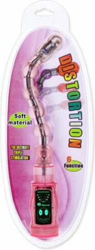 Baile Vibe Distortion Anal Vibrator Pink 27cm