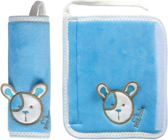 Kiokids Sevi Bebe Auto-Sicherheitsgurt-Pads Hellblau