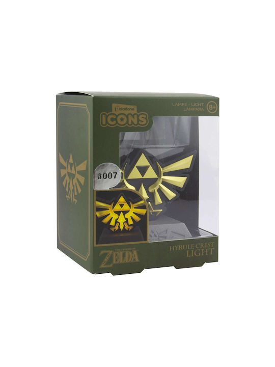Paladone Kids Decorative Lamp The Legend of Zelda Hyrule Crest Gold