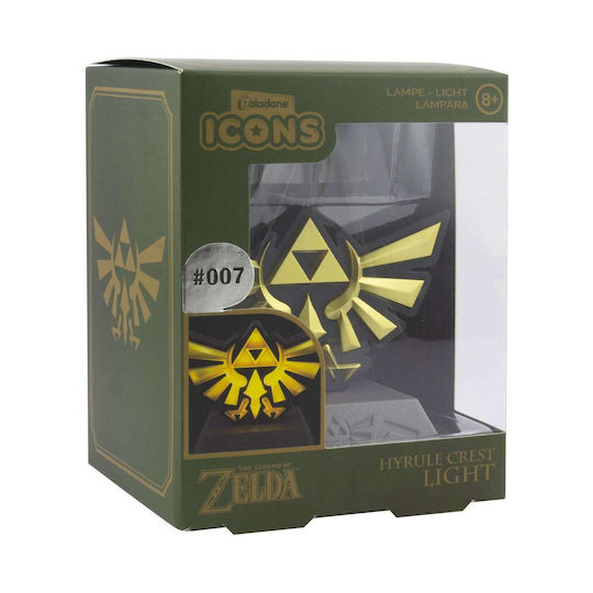 Paladone Kids Decorative Lamp The Legend of Zelda Hyrule Crest Gold