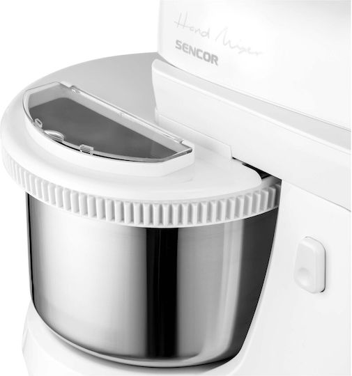 Sencor Μίξερ με Inox Κάδο 2.5lt Λευκό 500W