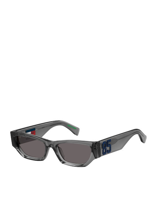 Tommy Hilfiger Women's Sunglasses with Gray Plastic Frame and Gray Lens TJ0093/S KB7/IR