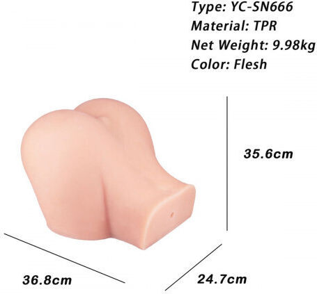 Kiotos Masturbator Butt / Vagina Large OPR-3015011 Flesh