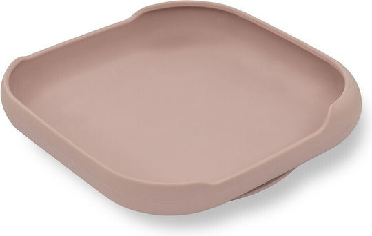 Interbaby Baby Food Plate made of Silicone Pink