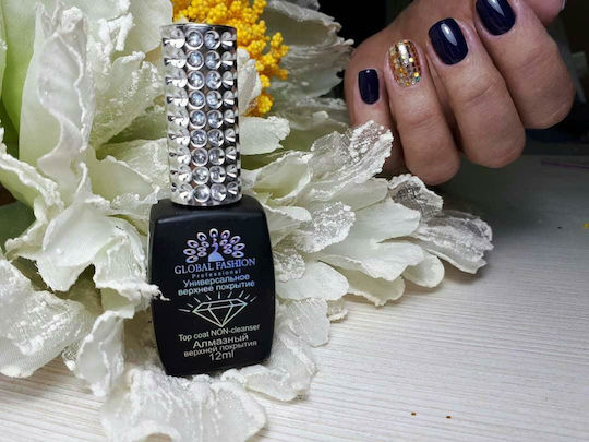Global Fashion Top Coat for Semi-Permanent Nail Polish 12ml