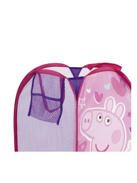 Arditex Children's Folding Laundry Basket made of Fabric Pink 36x36x58cm 1pcs
