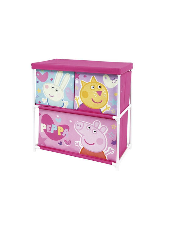 Arditex Παιδικό Κουτί Αποθήκευσης από Ύφασμα Peppa Pig Ροζ 60x30x60cm