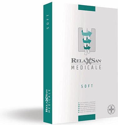 Relaxsan Medicale Soft Καλσόν Διαβαθμισμένης Συμπίεσης με Ανοικτά Δάκτυλα 23-32 mmHg Beige