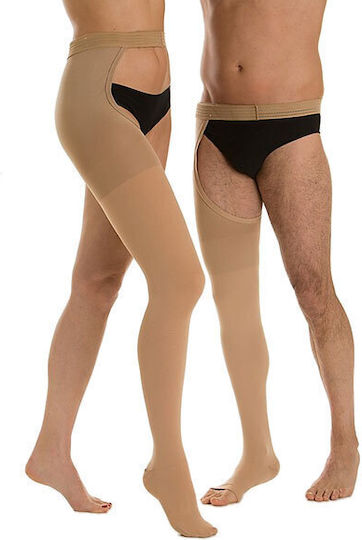 Relaxsan Medicale Classic Sock Monocollant Graduated Compression Right Open 15-21 mmHg Beige