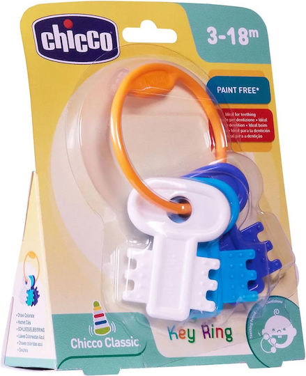 Chicco Teething Rattle Keys Made of Plastic for 3 m+
