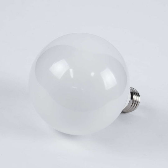 GloboStar Λάμπα LED 15W 140mm για Ντουί E27 και Σχήμα G95 Φυσικό Λευκό 1455lm