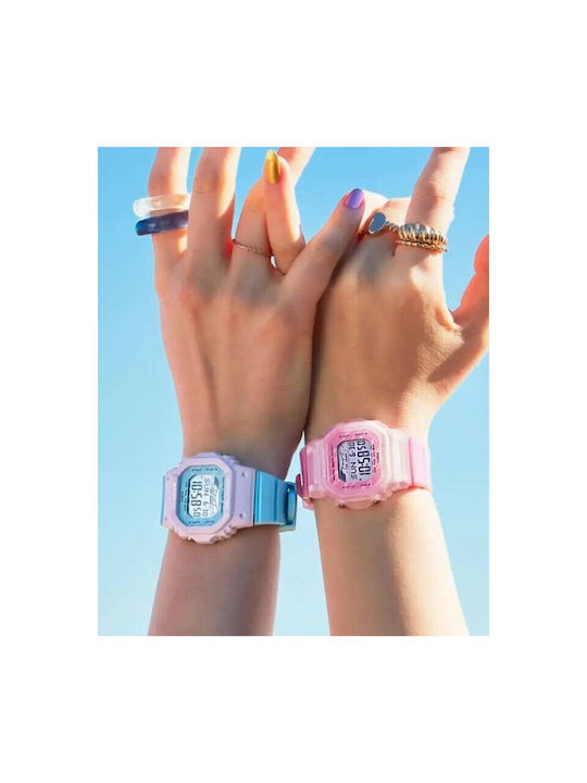 Casio Baby G Watch with Pink Rubber Strap