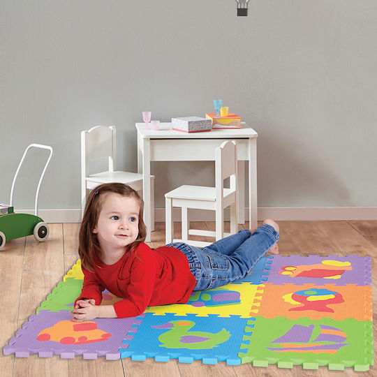 Edushape Bildungsbezogenes Kinder-Bodenpuzzle 10 Teile