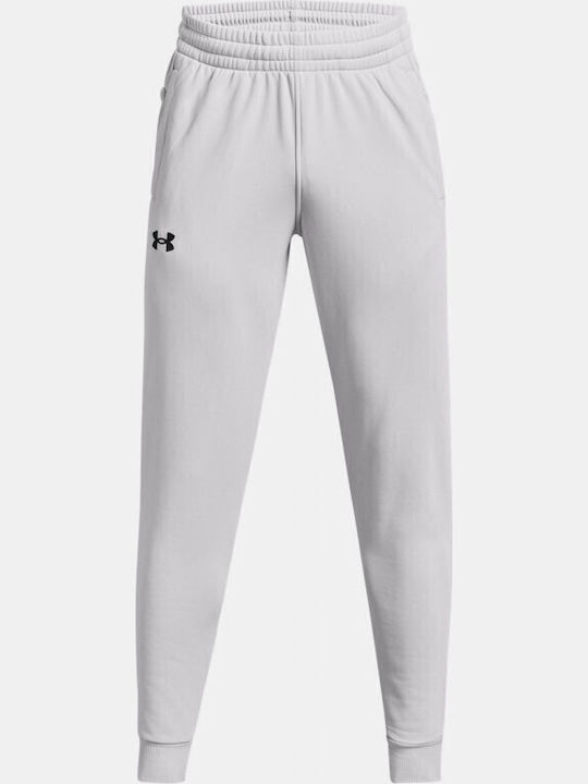Sweatpants Glossy with Elastic Gray