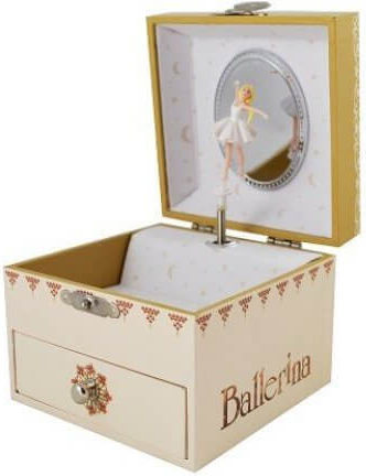 Trousselier Kids Room Decor Accessories Ballet Dancer Jewelry Box