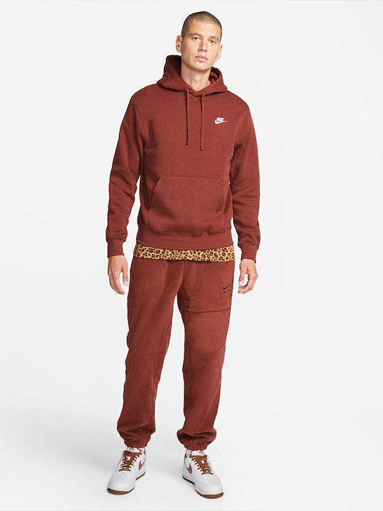 Club Sweatshirt mit Kapuze Oxen Braun