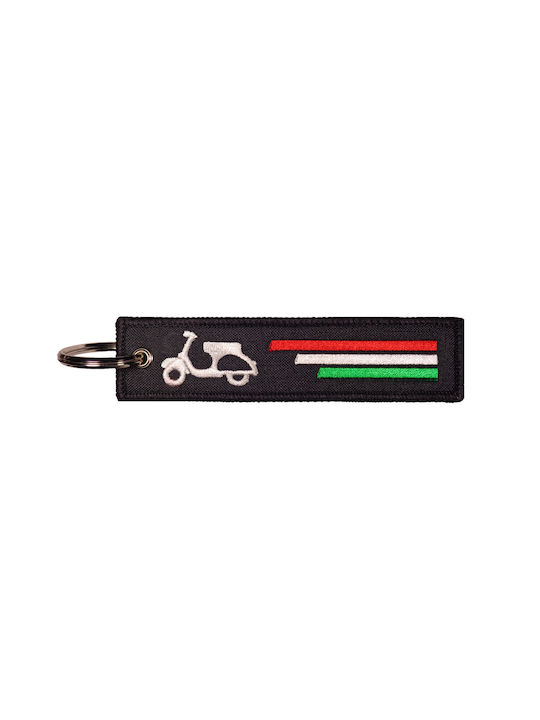 Keychain Italy Fabric Black