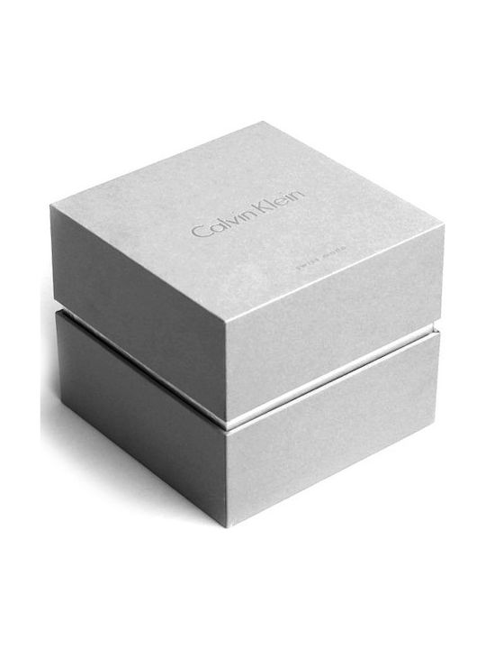 Calvin Klein Timeless Γυναικείο Ρολόι 38mm Μπαταρίας με Ασημί Μεταλλικό Μπρασελέ
