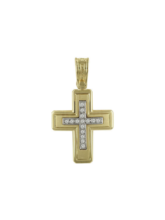 Triantos Women's Gold Cross 14K