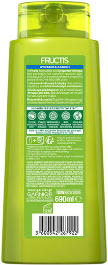 Garnier Fructis Strenght & Shine Shampoos Reconstruction/Nourishment & Shine for Normal Hair 690ml