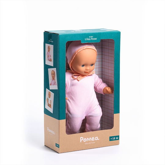 Djeco Baby-Puppe Lila Für 1.5+ Jahre 32 cm