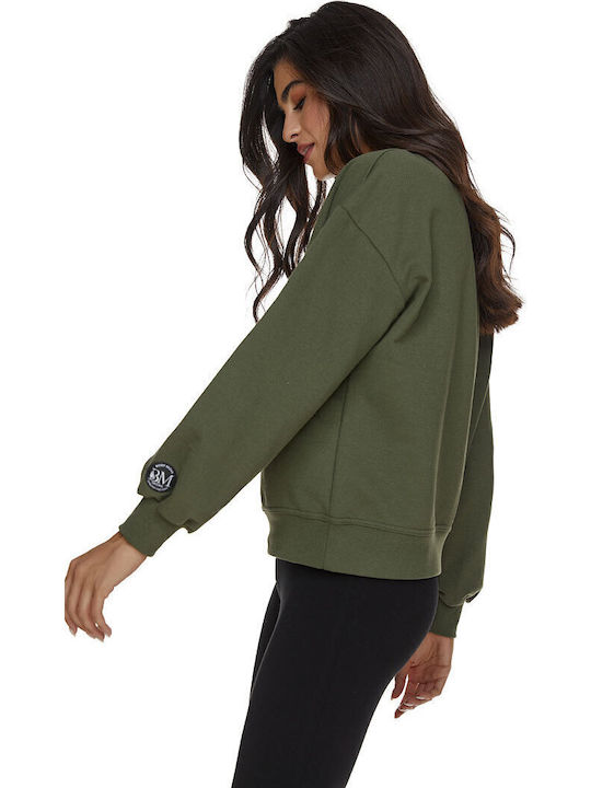 Damen Sweatshirt Khaki