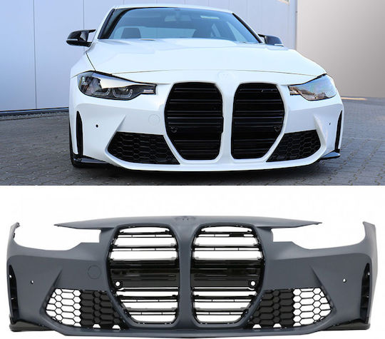 Carner Bumper de Autoturism Partea din față cu PDC și Găuri pentru Faruri Compatibil cu BMW F30 2011-2019 G20