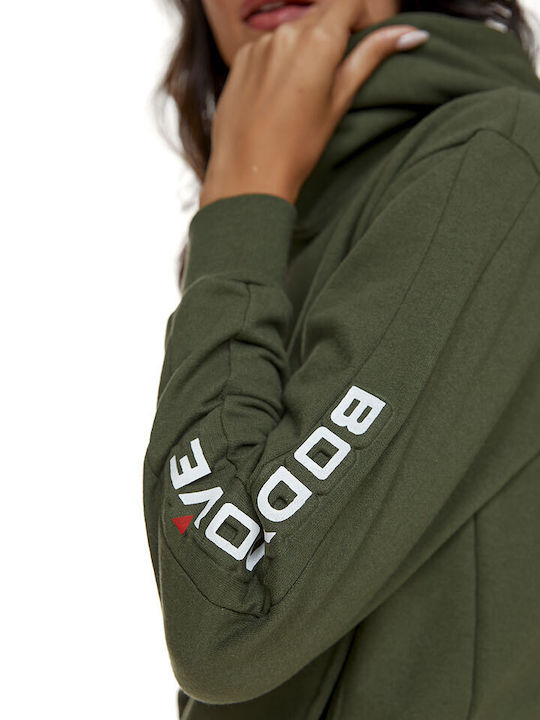 Women's Hooded Cardigan Green