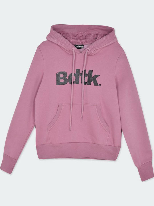Women's Sweatshirt Hooded Pink