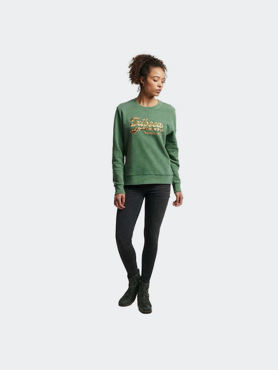 Superdry Vintage Women's Sweatshirt Green