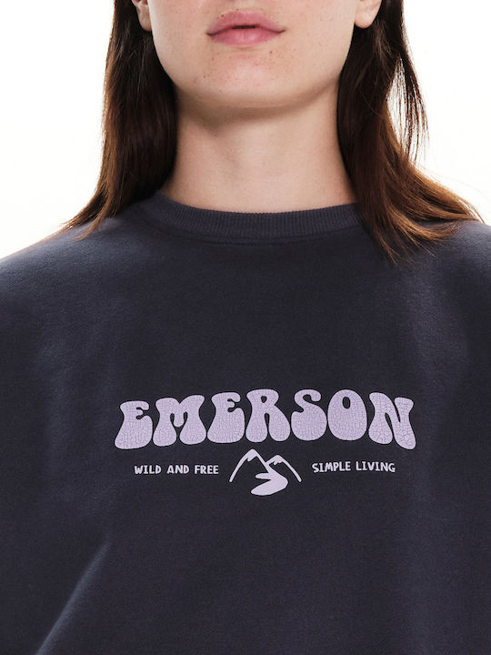 Wild And Free Long Women's Sweatshirt Stone Grey