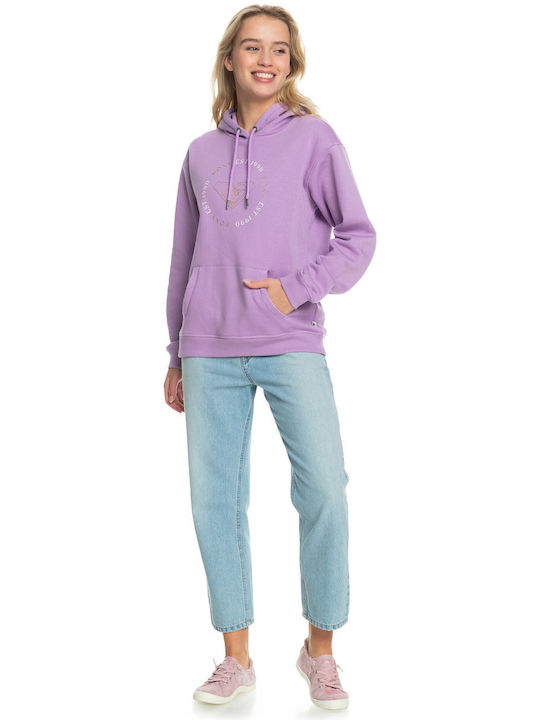 Surf Stoked Women's Sweatshirt Hooded Purple