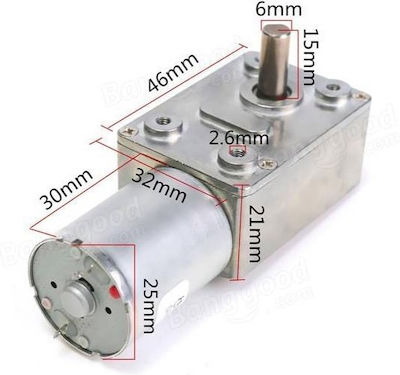 Haitronic Reversible High Torque Turbo Gear Motor Jgy370 150 Engine Bay DC 12V 150rpm