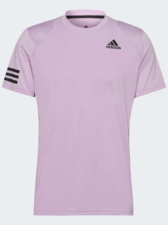 adidas Club HN3905 Ανδρική Μπλούζα Μωβ