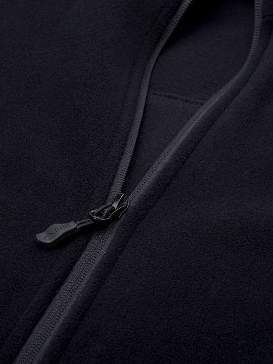 Maze Men's Fleece Cardigan Black