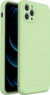 Wozinsky Color Silicone Back Cover Green (iPhone 12 Pro Max)