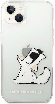 Karl Lagerfeld Choupette Eat Back Cover Συνθετική Διάφανο (iPhone 14 Plus)