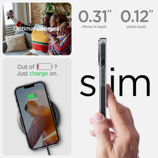 Spigen Ultra Hybrid Umschlag Rückseite Kunststoff 2mm Frost Clear (iPhone 14 Plus)
