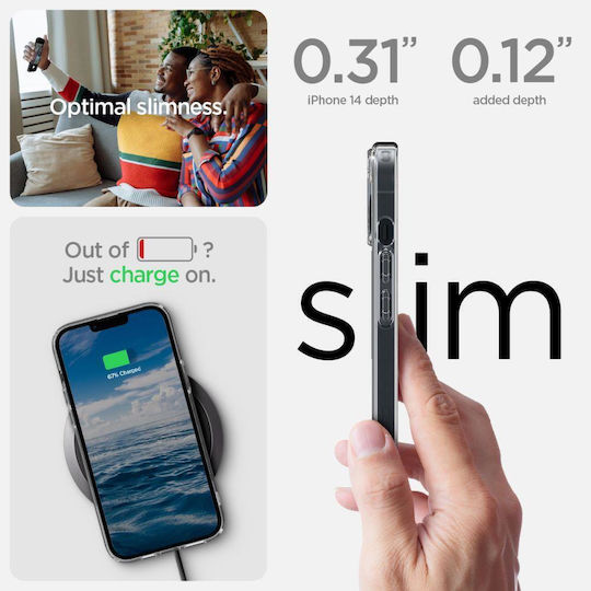 Spigen Ultra Hybrid MagFit Back Cover Plastic 2mm Carbon Fiber (iPhone 14)