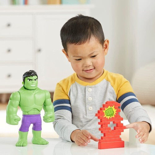 Фигура за Действие Spidey & His Amazing Friends - Power Smash Hulk Хълк за 3+ години Години