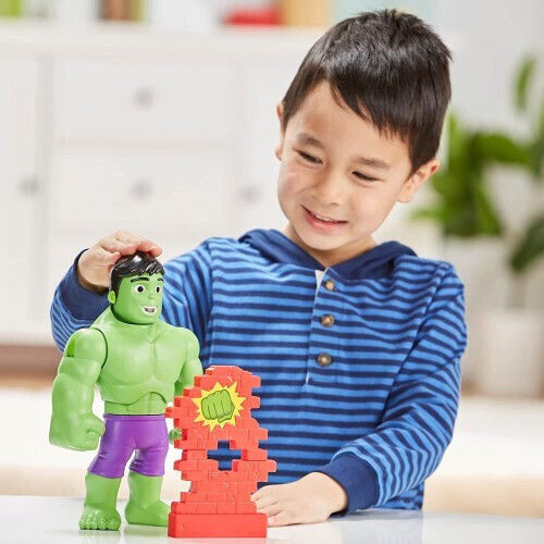 Фигура за Действие Spidey & His Amazing Friends - Power Smash Hulk Хълк за 3+ години Години