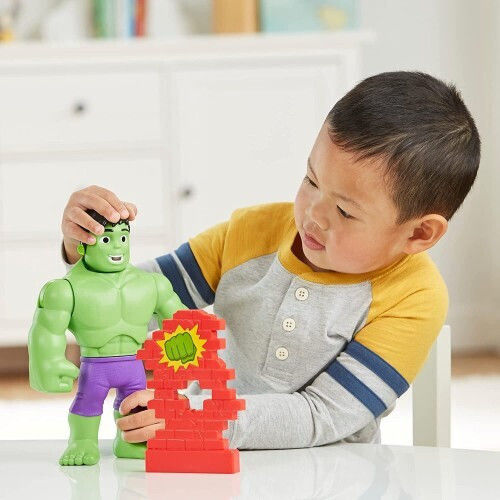 Фигура за Действие Spidey & His Amazing Friends - Power Smash Hulk Хълк за 3+ години Години
