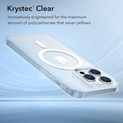 ESR Krystec Halolock Magsafe Coperta din spate Silicon Transparent (iPhone 14 Pro)