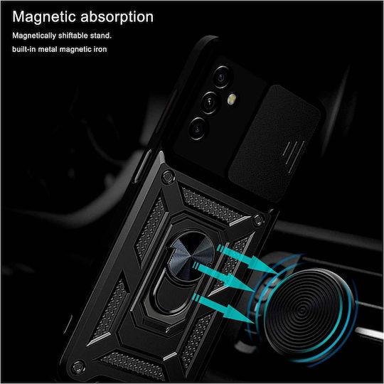 Bodycell Armor Slide Back Cover Plastic Black (Galaxy A13 5G)