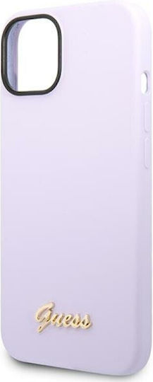 Guess Vintage Back Cover Σιλικόνης Fuchsia (iPhone 14)