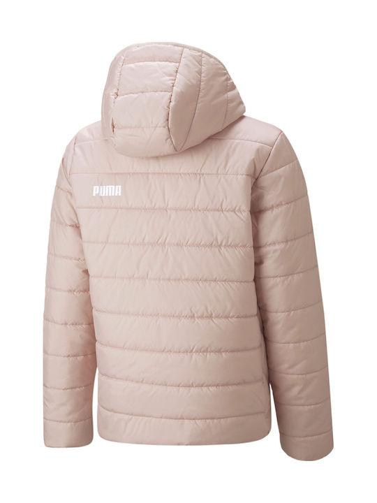 Kinder Sportjacke Kurz mit Kapuze Rosa